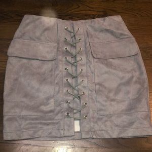 Gray skirt - NEVER worn! Brand new!